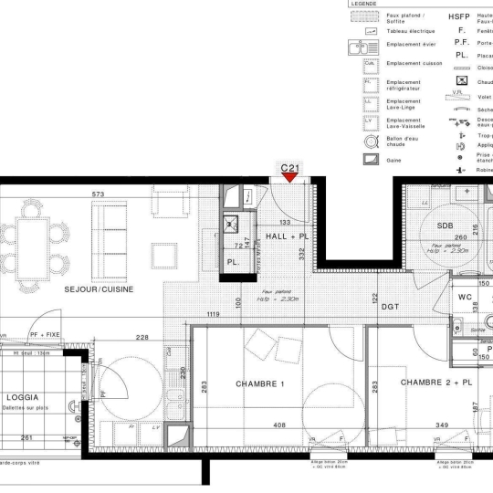  Annonces BRON : Appartement | CHASSIEU (69680) | 65 m2 | 305 000 € 