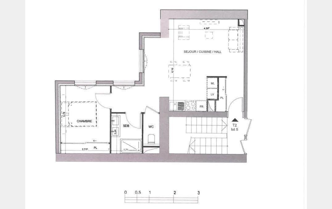 Annonces BRON : Appartement | LYON (69005) | 58 m2 | 390 000 € 